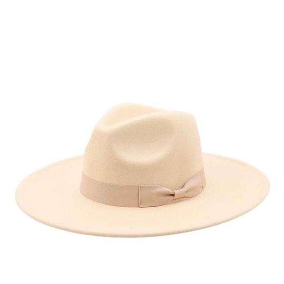Felt Ribbon Oversized Fedora Hat - Picture 2 of 3
